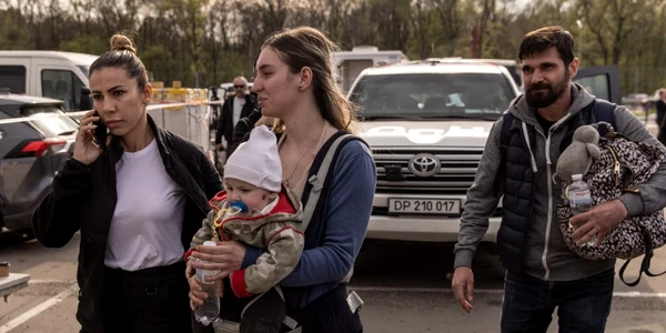 Ucraineni evacuati de la Azovstal FOTO Getty Images 