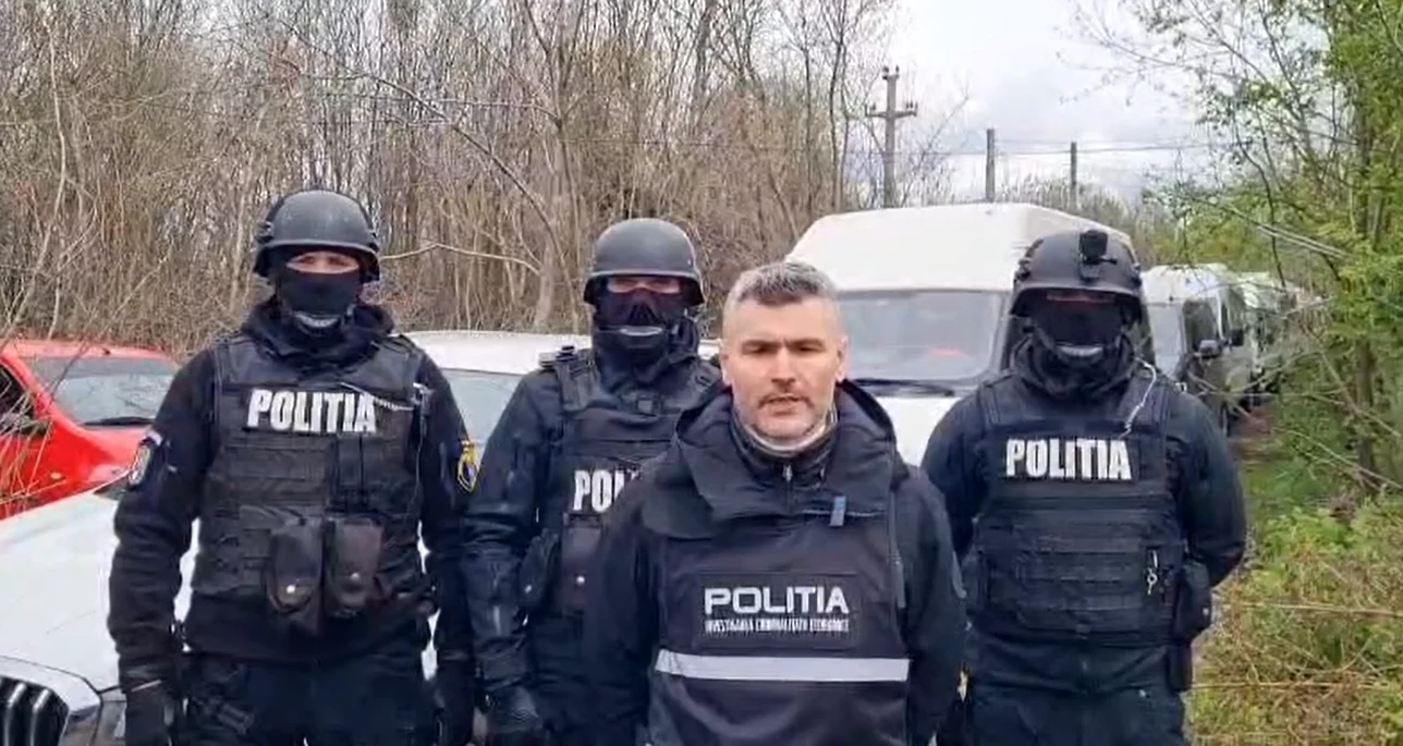 Au fost 5 percheziții în județul Brăila. FOTO: captură video IPJ Brăila