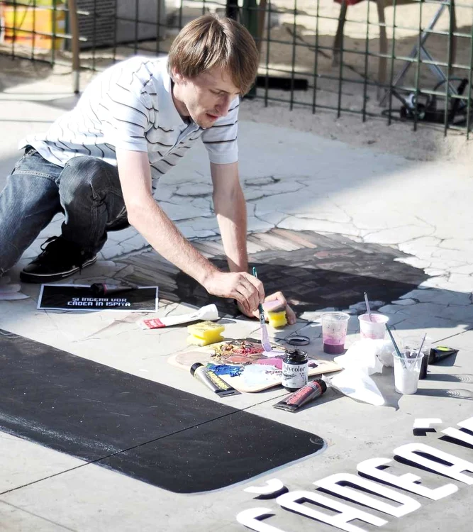 O săptămână a muncit artistul la tabloul pe care dorea să îl ofere cadou