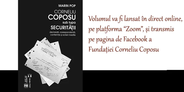 Corneliu Coposu carte lansare 11 noiembrie