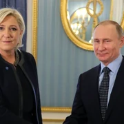Marine Le Pen primita de Vladimir Putin la Kremlin FOTO EPA-EFE