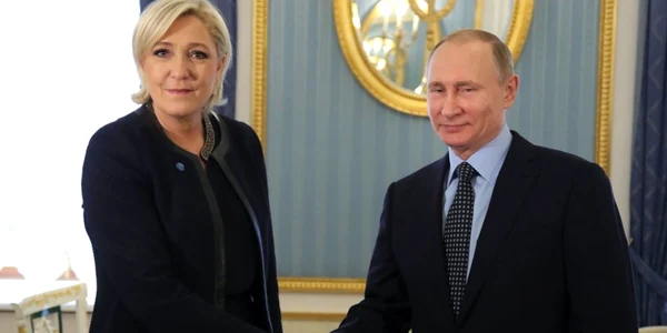 Marine Le Pen primita de Vladimir Putin la Kremlin FOTO EPA-EFE