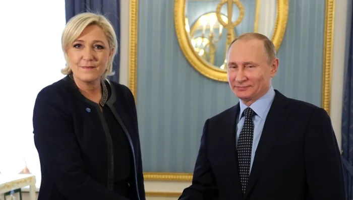 Marine Le Pen primita de Vladimir Putin la Kremlin FOTO EPA-EFE
