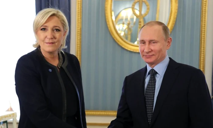 Marine Le Pen primita de Vladimir Putin la Kremlin FOTO EPA-EFE