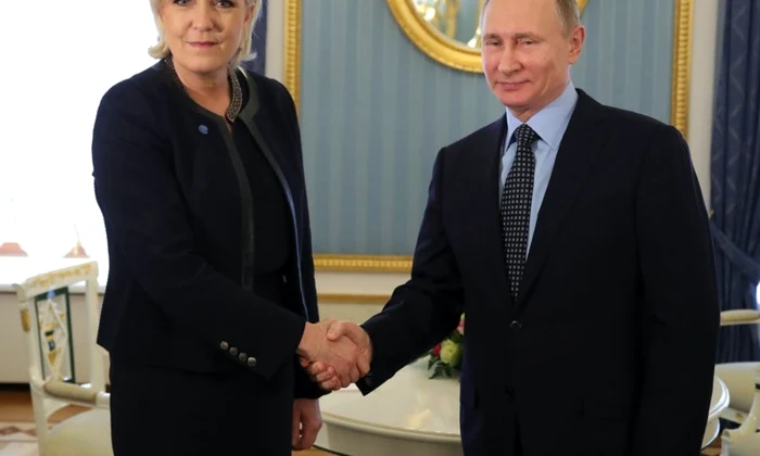 Marine Le Pen primita de Vladimir Putin la Kremlin FOTO EPA-EFE