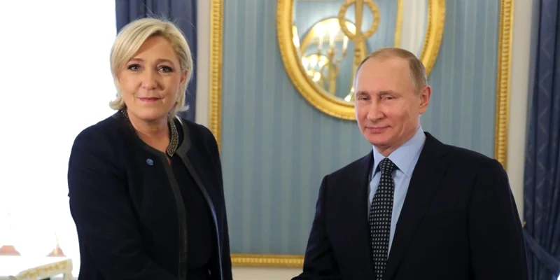 Marine Le Pen primita de Vladimir Putin la Kremlin FOTO EPA-EFE