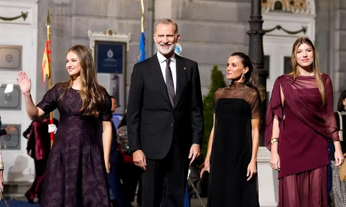 Regina Letizia Felipe Leonor și Sofia profimedia 1047996945 jpg