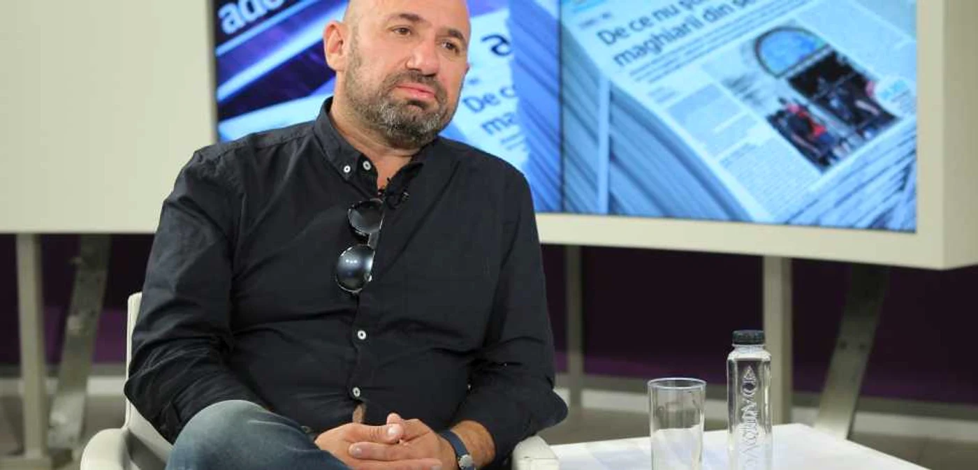 Chef Cătălin scărlătescu în studioul Adăvărul Live FOTO Eduard Enea