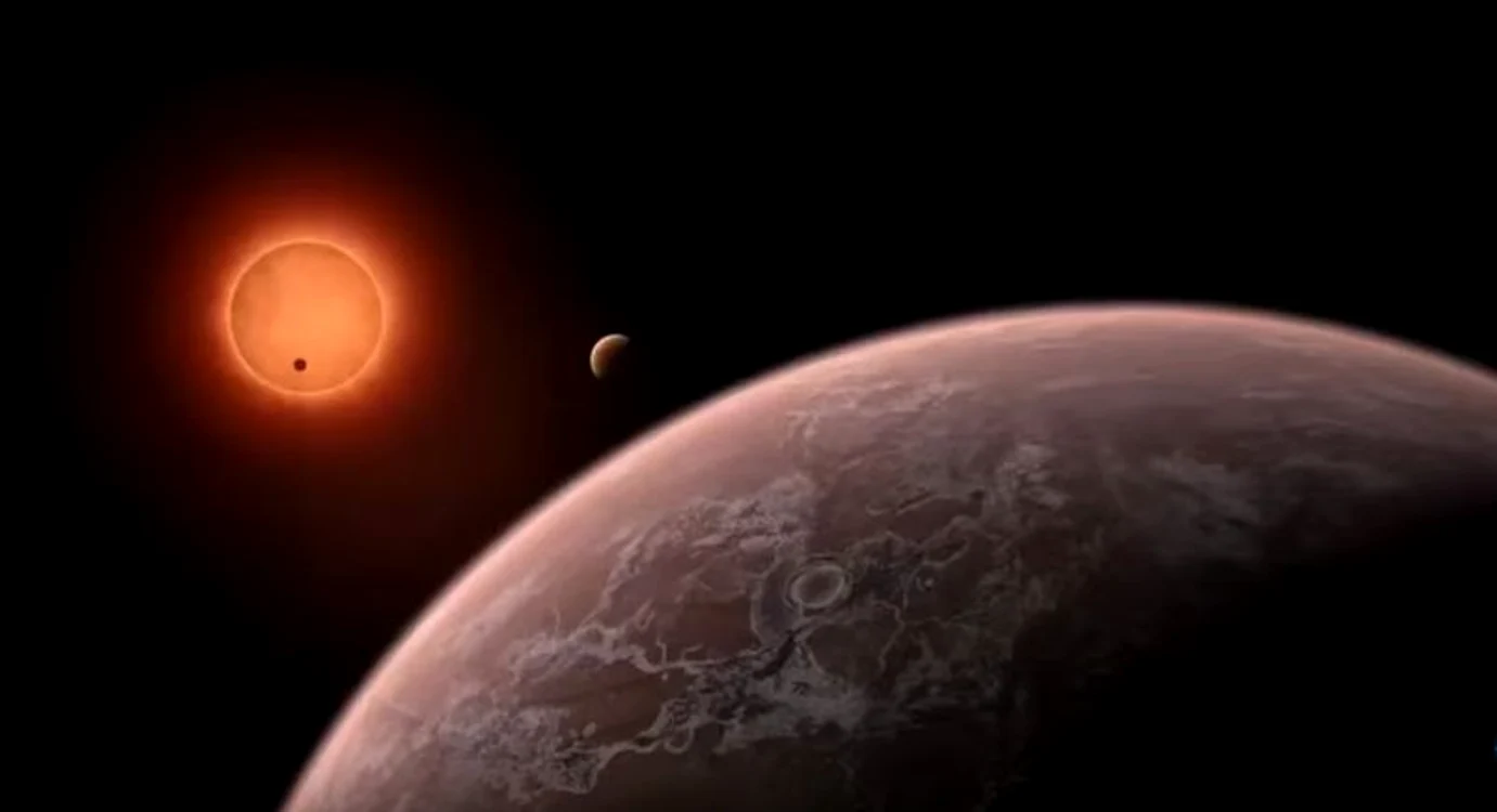 
    Astronomii au descoperit trei planete in sistemul nostru solar care seamnănă cu TerraCaptura Youtube  