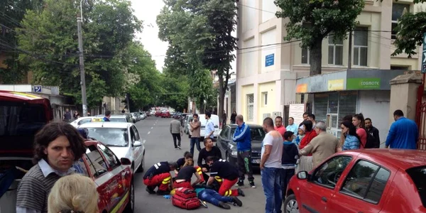 accident studenta galati