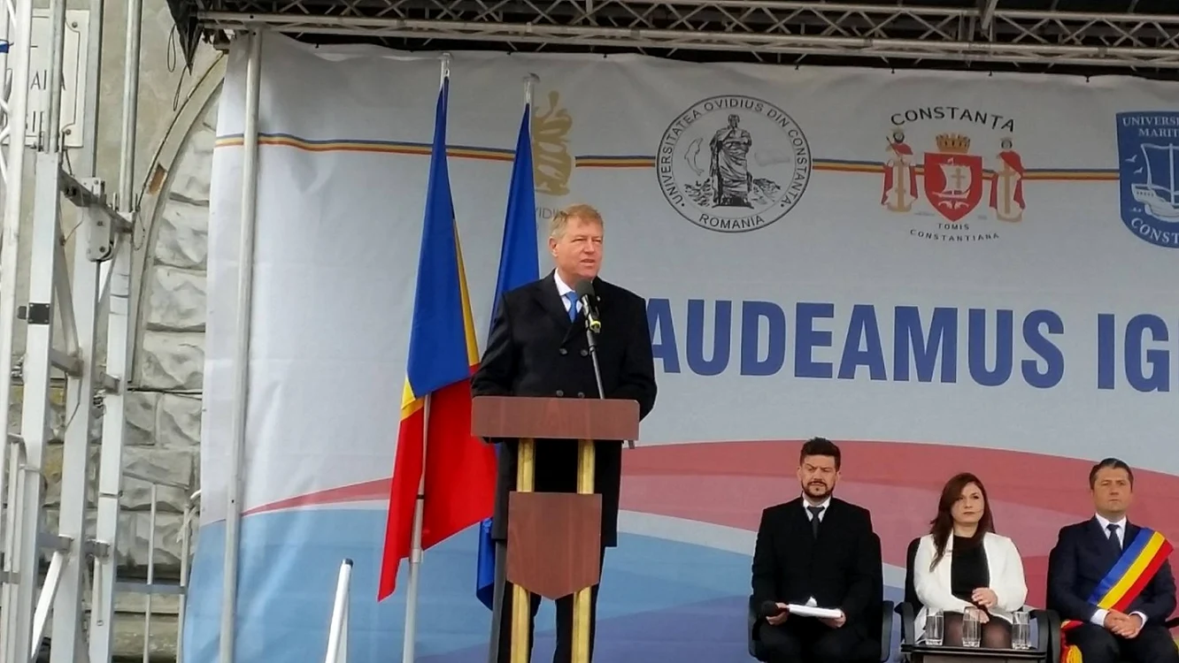 Klaus Iohannis, prezent la deschiderea noului an universitar în Constanţa