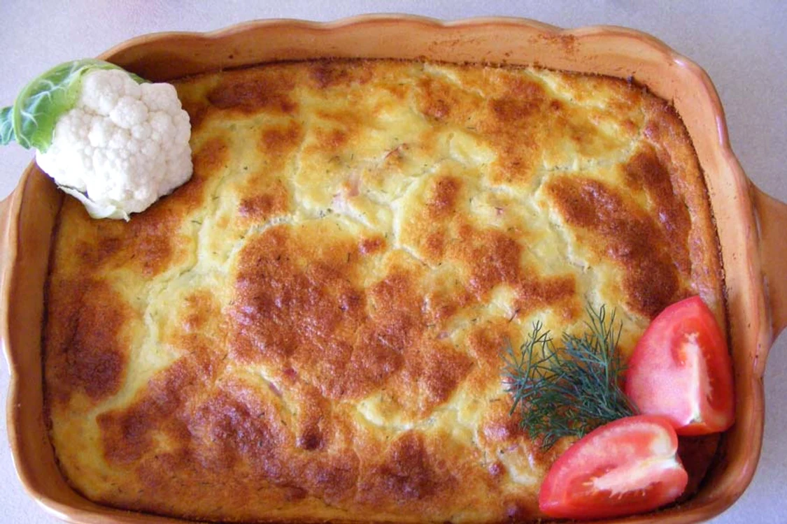 
    Sufleu de conopidă cu mărar  