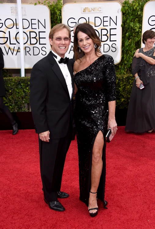 nadia comaneci si sotul ei bart connor la globurile de aur 2015 foto getty images