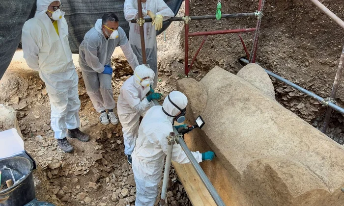 Sarcofag roman descoperit intact și sigilat (© Muzeji i galerije Konavala)