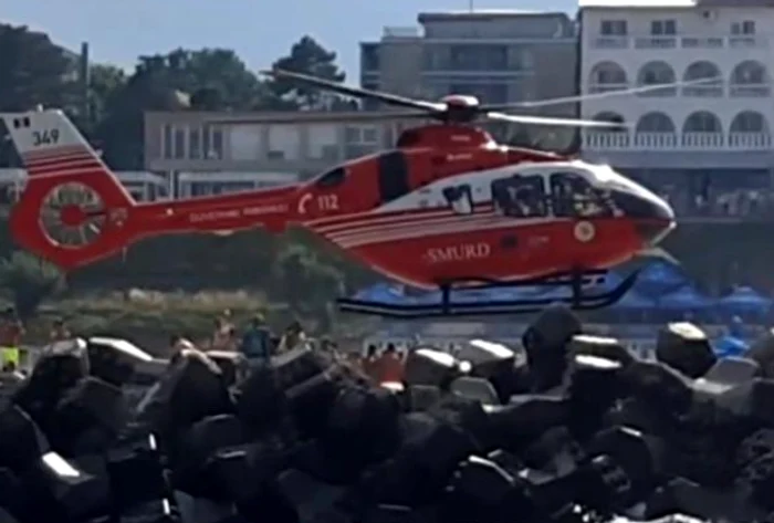 
    Un copil de 7 ani a fost la un pas de înec, în Eforie NordFoto: Captură Video  