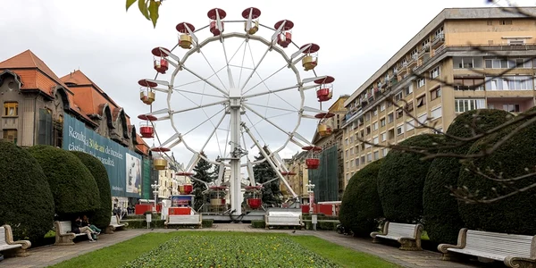 Pregătiri pentru Târgul Crăciunului din Timișoara FOTO Casa de Cultură a Municipiului