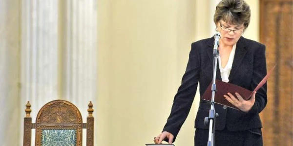 Fosta judecătoare a fost învestită ieri în scaunul ministerial 