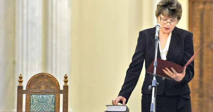 Fosta judecătoare a fost învestită ieri în scaunul ministerial