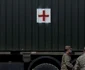 Instalarea spitalului militar ROL 2 în incinta spitalului Ana Aslan din Otopeni FOTO Inquam Photos / Octav Ganea