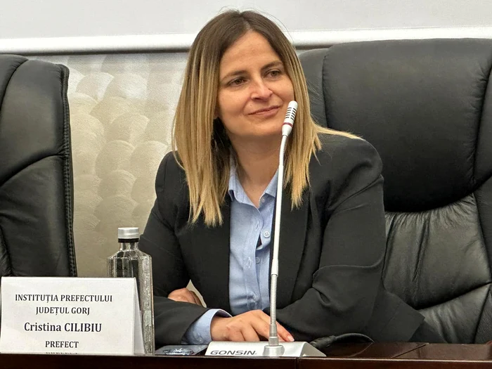 Prefectul de Gorj, Cristina Cilibiu, și-a prezentat demisia din funcție Foto: Prefectura Gorj