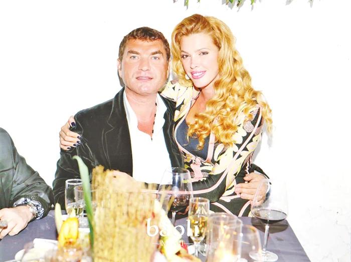 Cristi şi Alina Borcea, într-o fotografie de la ziua dinamovistului de anul trecut