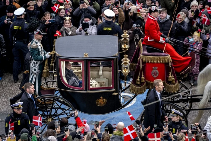 Margrethe a II-a a Danemarcei, în ziua abdicării. FOTO EPA EFE