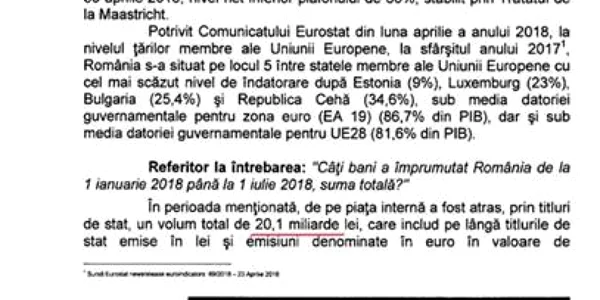 datorie publica S1 din 2018