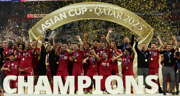 Qatar, învingătoare la Cupa Asiei 2023, disputată în 2024. Foto Getty images