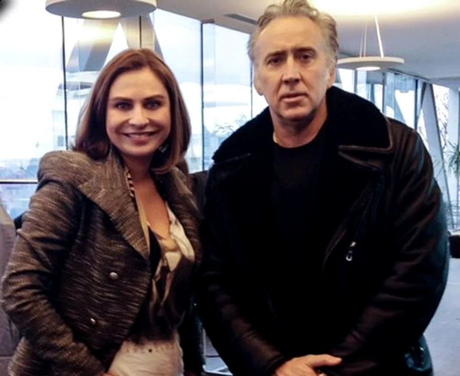 
    Adina Buzatu şi Nicolae Cage (Foto: Ziarul Ring)  