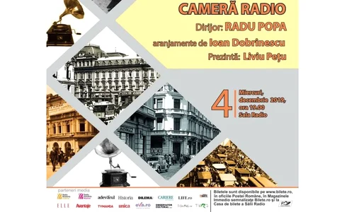 Muzica Bucureştiului de odinioară, la Sala Radio jpeg
