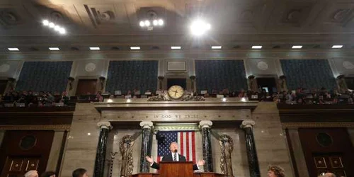 Donald Trump in Congres FOTO Getty Images 