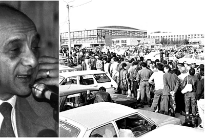 Ioan Stoica, fondatorul Caritas  Fotografie de Ferenc Csomafáy  Azopan si Fenomenul Caritas Foto Sorin Lupsa  Arhivele Naționale ale Romaniei jpg