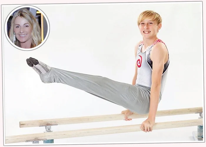 
    Dylan Conner (14 ani),  băiatul Nadiei Comăneci,  continuă pasiunea familiei  pentru gimnastică  