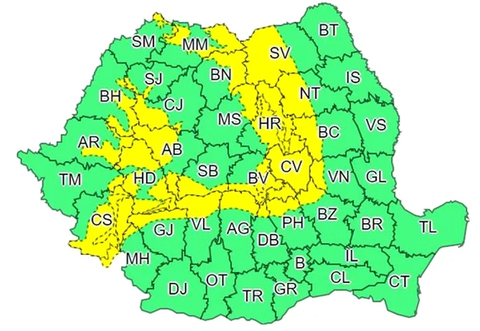 Meteorologii anunță zapadă la munte