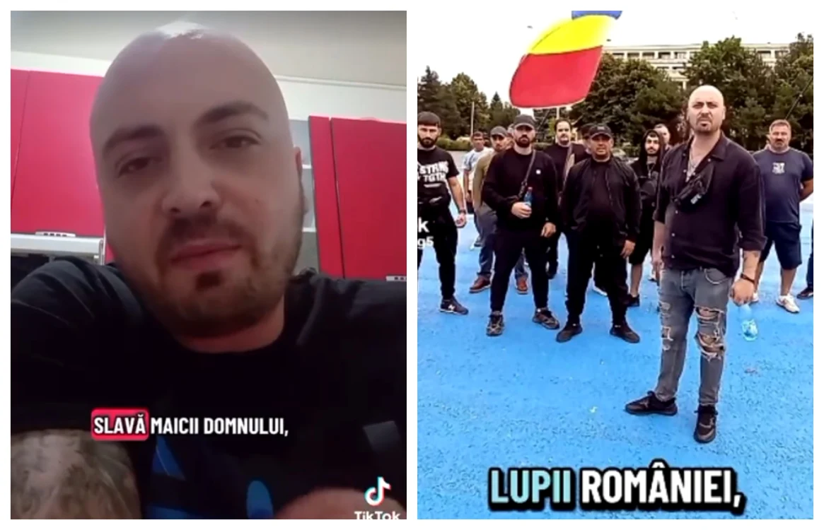 "Lupii" care au dat iama printre oieri la protest.