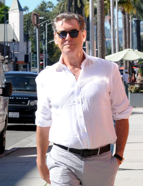 Pierce Brosnan Out And About In Beverly Hills jpeg
