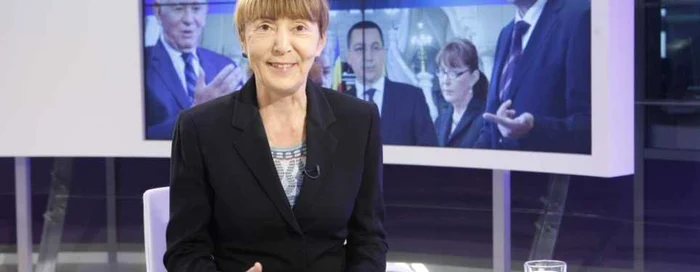Monica Macovei, în studioul Adevarul Live Foto: Eduard Enea