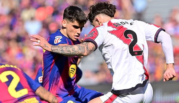 Anderi rațiuu s-a bătut de la egal la egal cu vedetele Barcelonei. Foto Facebook Rayo Vallecano