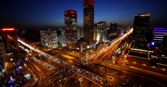 Vedere aeriană asupra capitalei chineze Beijing. FOTO Reuters