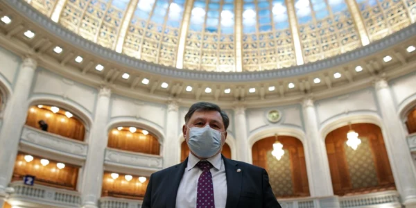 Sedinţă a Camerei Deputaţilor pentru dezbaterea moţiunii de cenzură împotriva ministrului sănătăţii Vlad Voiculescu 15 februarie 2021 FOTO Inquam Photos / Octav Ganea