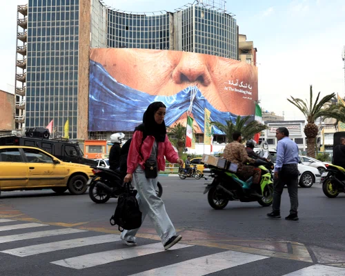 Banner anti SUA la Teheran FOTO EPA EFE jpg