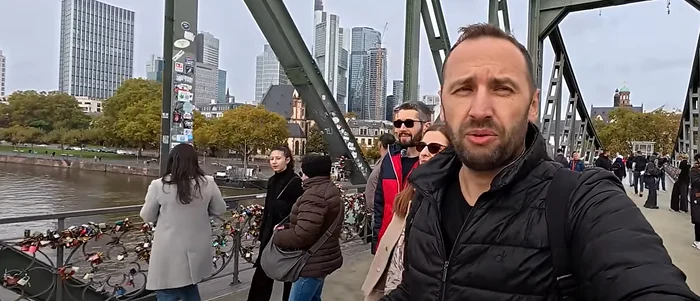 Cosmin Avram a explorat Frankfurtul. FOTO: Cosmin Avram