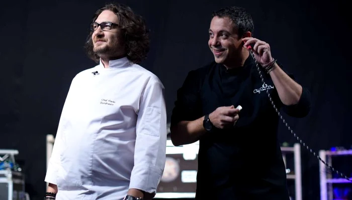 Florin Dumitrescu şi Sorin Bontea l-au luat peste picior pe chef Cătălin Scărlătescu