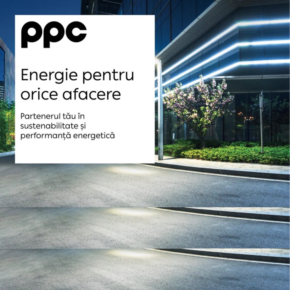 PPC Energie oferă servicii energetice avansate pentru afacerile care privesc spre viitor