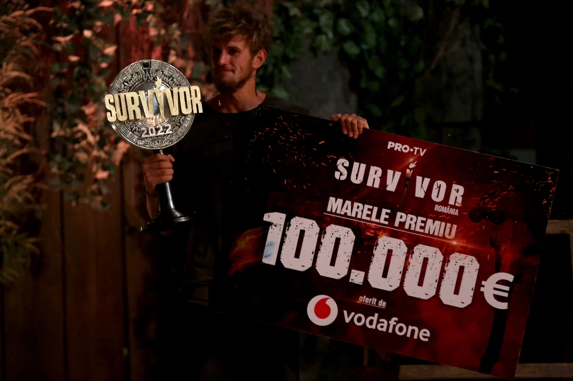 Alex Delea a câștigat "Survivor România" 2022. Sursă: PRO-TV