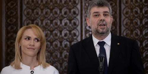 marcel ciolacu si gabriela firea. foto mediafax