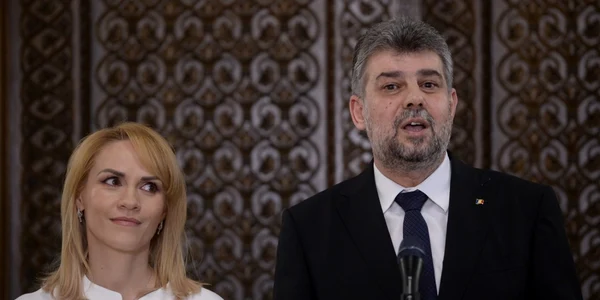 marcel ciolacu si gabriela firea. foto mediafax