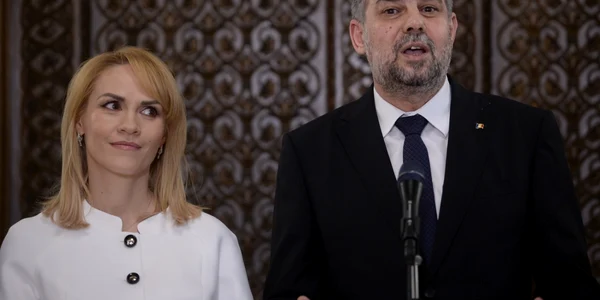 marcel ciolacu si gabriela firea. foto mediafax