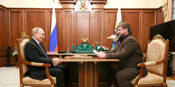 Vladimir Putin și Ramzan Kadîrov FOTO Profimedia 