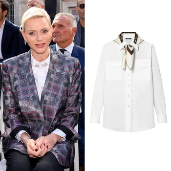 Prințesa Charlene a purtat haine din cea mai recentă colecție Louis Vuitton jpg